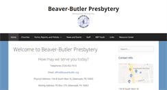 Desktop Screenshot of beaverbutler.org